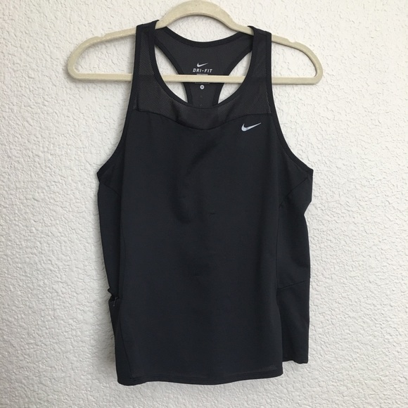 Nike Tops - 🌈4/25 Nike Womens Running Dri Fit Black Razorback